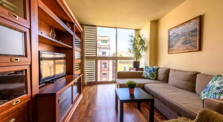 RamblasRentals Stylish Bright 3BR New Catalan Flat 10m Ramblas - Parking - Wifi in Barcelona