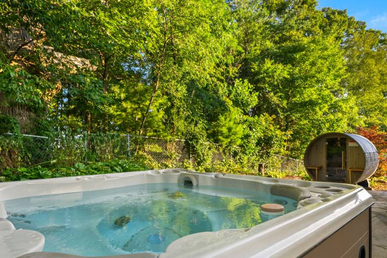 Secluded Luxury Asheville Home with Hot Tub & Sauna, 15m from Downtown — photo 4