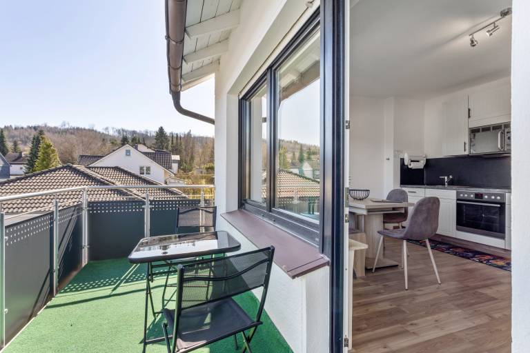 Rental apartment with patio | Garden view in Brilon