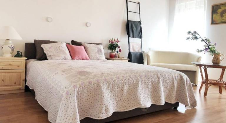 Pleasant apartment with BBQ, yard & patio | Pets are welcome in Balatonfured