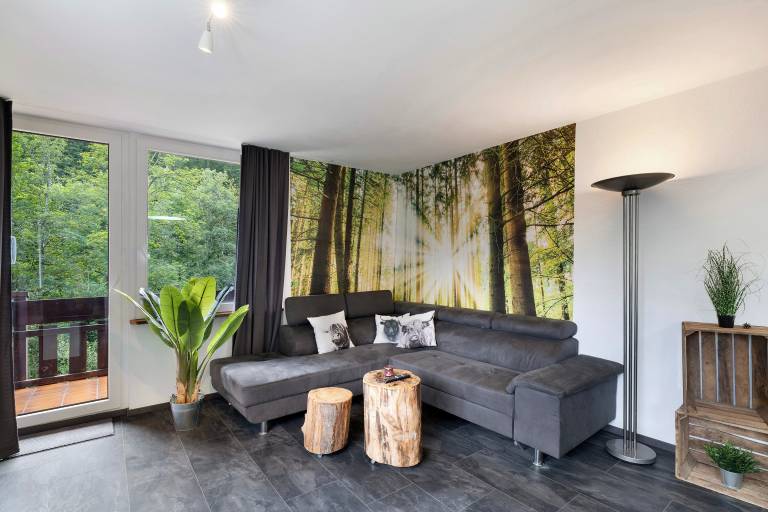 Apartment 'Villa Eichwald' with Shared Garden, Balcony and Wi-Fi in Freudenstadt