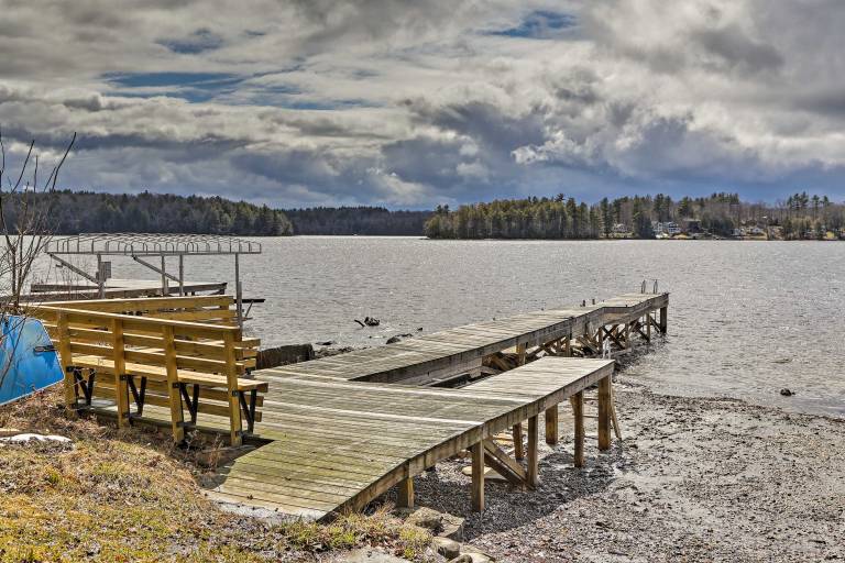 East Otis Reservoir Cabin w/ Porch - Walk to Lake! — photo 3