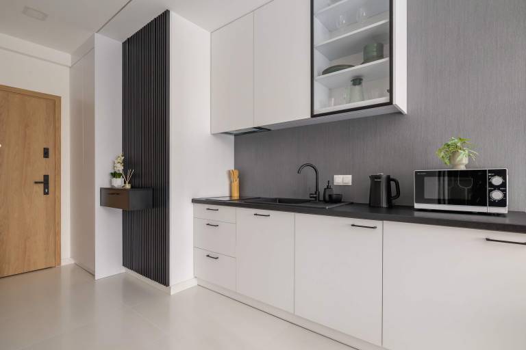 Zabrska 15 Katowice Silver Studio with Parking and Desk — photo 3