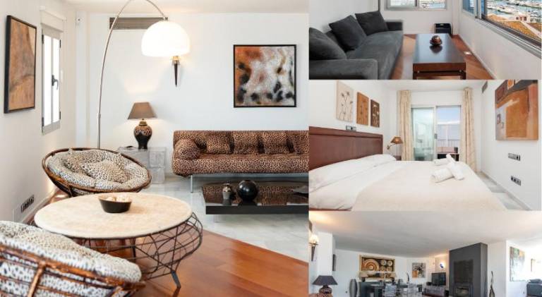 Exclusive Penthouse, with Sea and Marina Views and Private Parking, in the Heart of Puerto Banus in Marbella