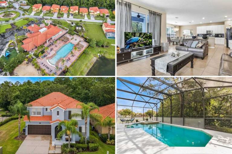 Spacious 7-bedroom home in Kissimmee, perfect for family getaways! in Osceola, FL