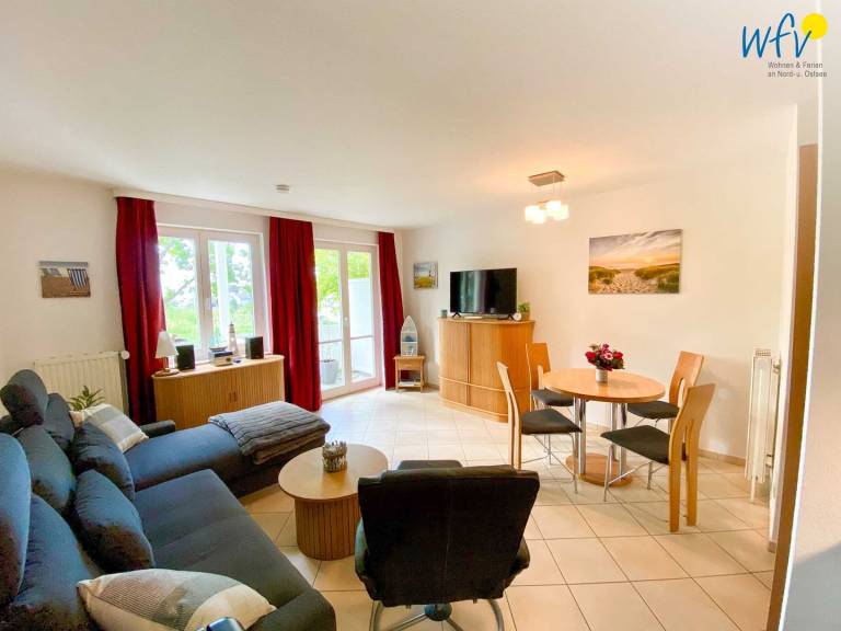 Komfortable Ferienwohnung mit überdachtem Balkon und familienfreundlicher Ausstattung in Binz in Sellin