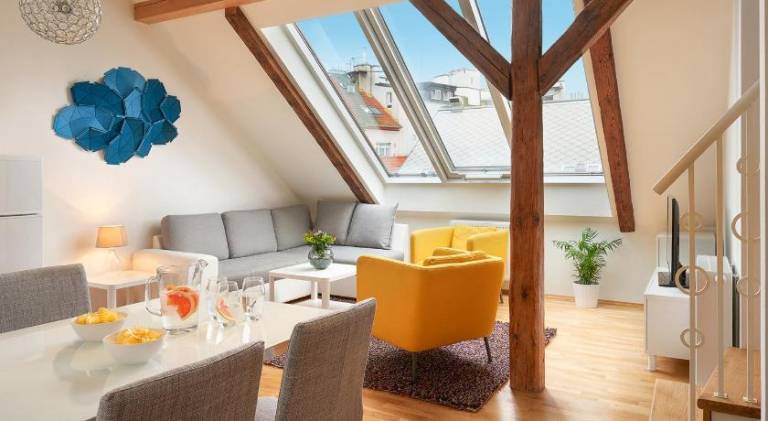 Serviced apartment with patio | Close to Wenceslas Square in Prague