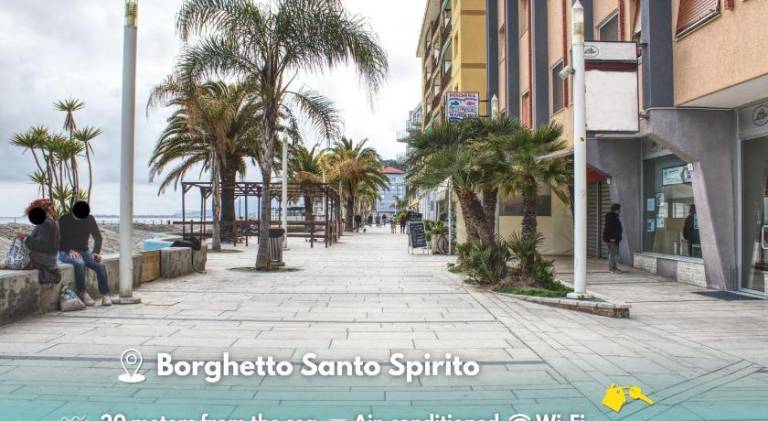 Apartment with 1 room for 5 persons in Loano