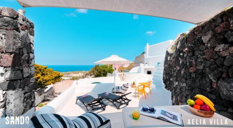 Traditional Cave Villas with Jacuzzi, Terrace and Sea view - Sando — photo 5