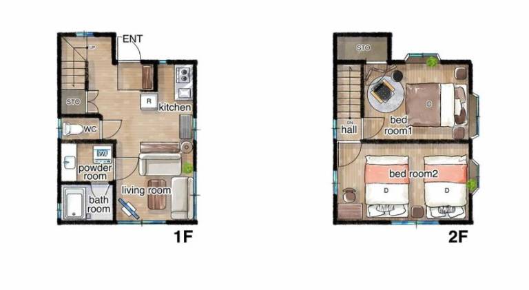 48 m&sup2; Villa