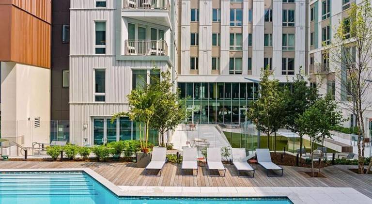 Spacious 2 Bedroom 2 Bathroom Condo with Balcony Pool Gym and Parking in Cambridge in Cambridge, MA