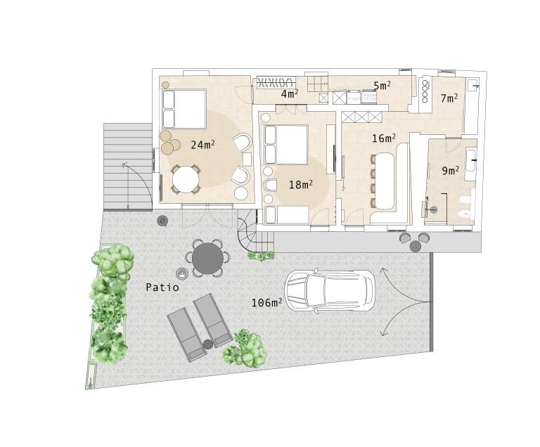 Authentic luxury countryhouse 2-8 persons, for your slow living in bohemian interior, child and dog friendly — photo 4
