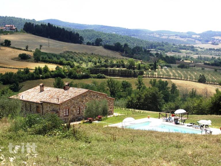 Ferienhaus in San Casciano dei Bagni f&uuml;r max. 9 Personen