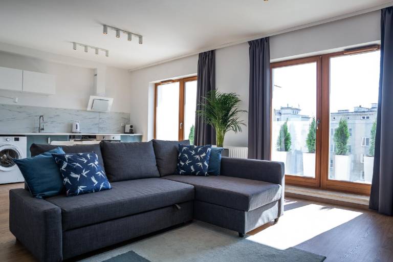 Rental apartment with terrace | Perfect for remote work in Gdynia