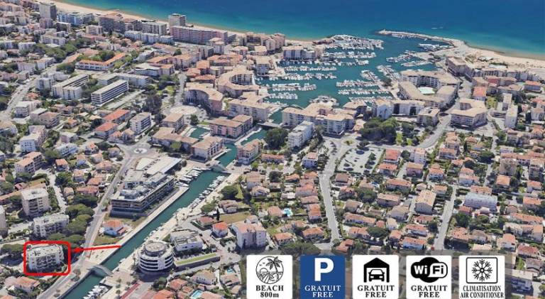 Rental apartment with 2 rooms for 6 persons in Fréjus
