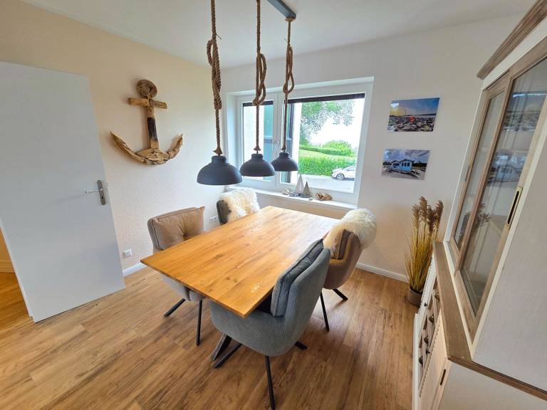 Modernes Ferienapartment Hohes Ufer Möwennest mit Meerblick und überdachtem Balkon — photo 4