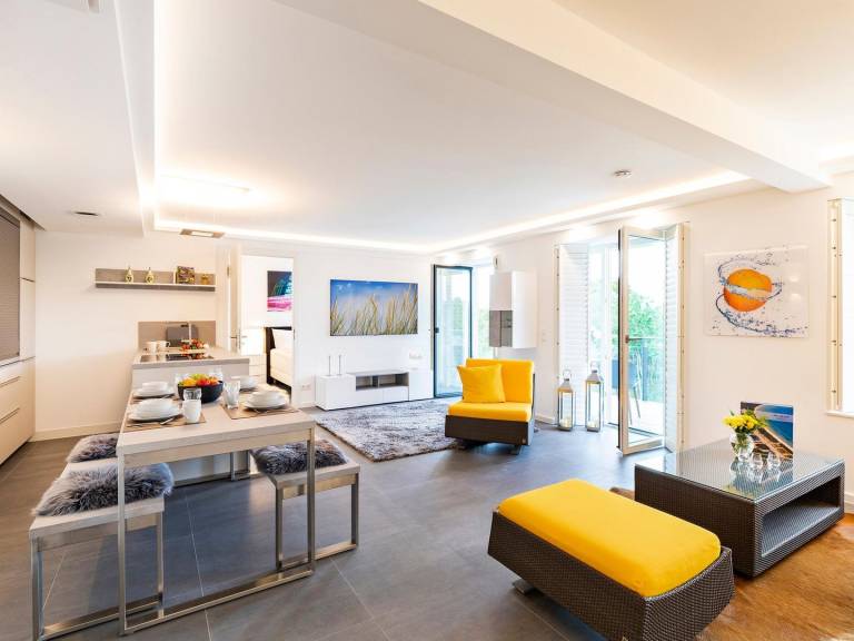 FeWo GiGi: Komfort-Ferienwohnung 80 m² mit 2 Bädern & Meerblick– Prora — photo 3