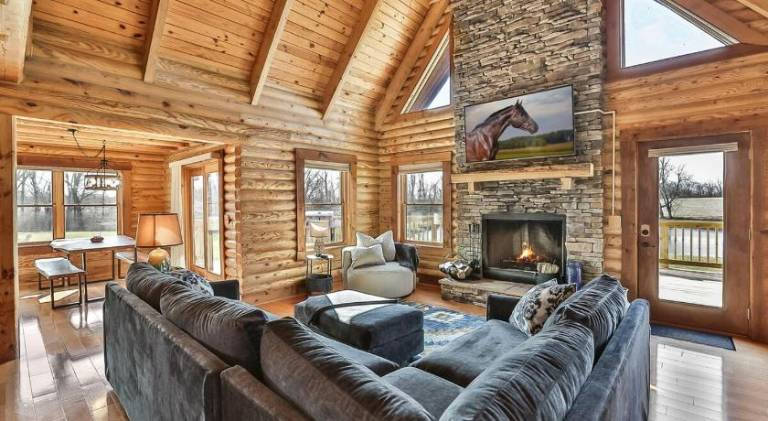 Rec Farm-Log Cabin on Farm, Lake, Hot Tub, Arcade, Pickleball — photo 3