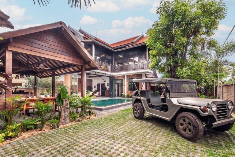 House with barbecue in Siem Reap