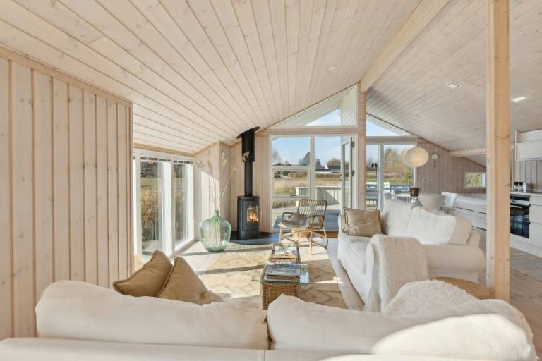 Ferienhaus mit Seeblick in Bisserup