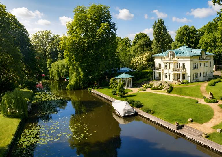 Premium Loft direkt am Wasser mit 3 Balkonen