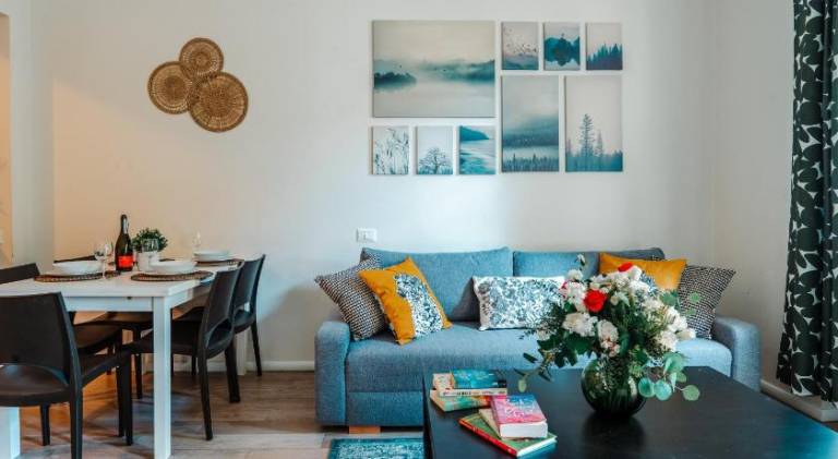 Serviced apartment with patio & garden in Prague