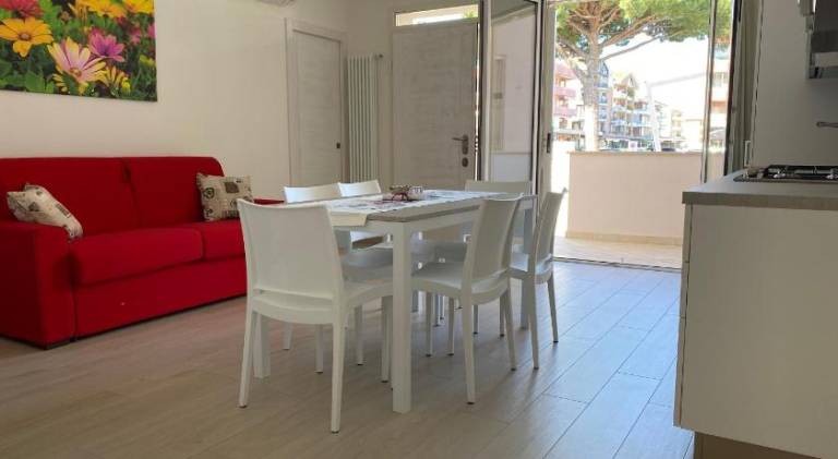 Holiday apartment with yard in Milano Marittima