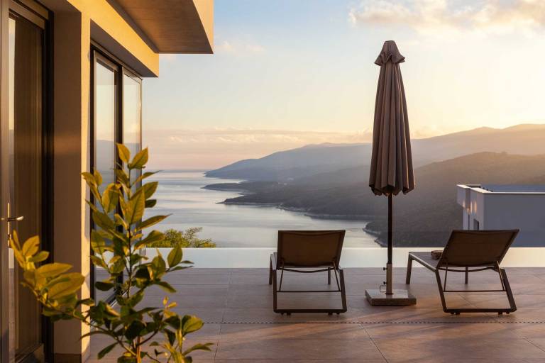 Villa Verde Horizon - new villa with gorgeous views, private pool, spa and a Jacuzzi by MyWaycation in Labin