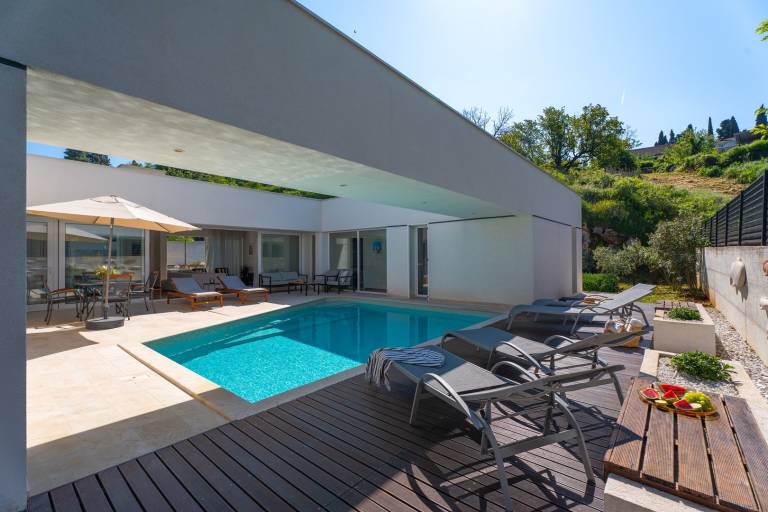 Ferienhaus in Nerežišća, Kroatien f&uuml;r max. 10 Personen