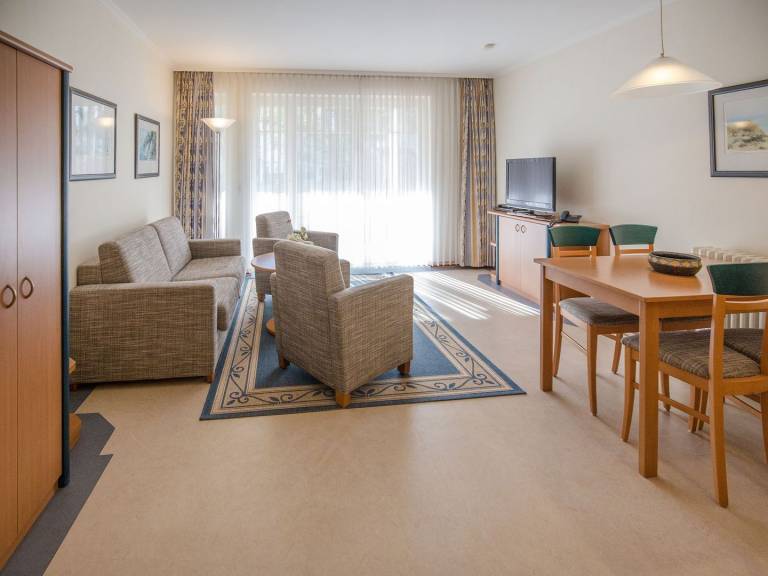 Komfort Ferienwohnung mit 1 Schlafzimmer und Terrasse im Erdgeschoss in Binz