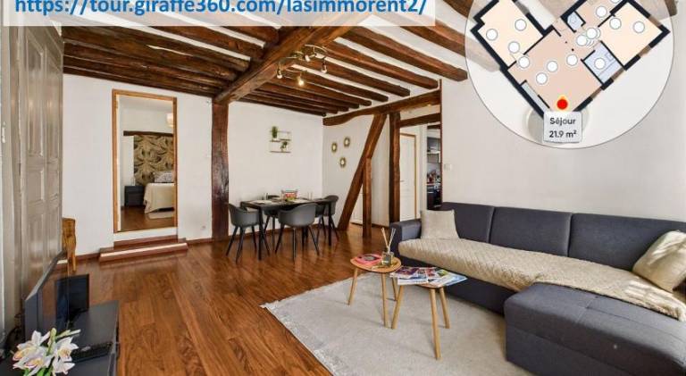 Apartment with 2 rooms for 6 persons in Dreux