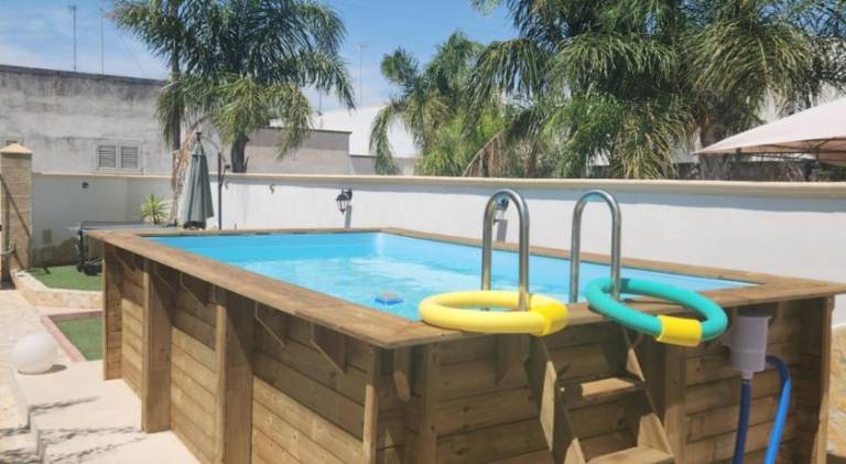 House with hot tub & pool in Porto Cesareo