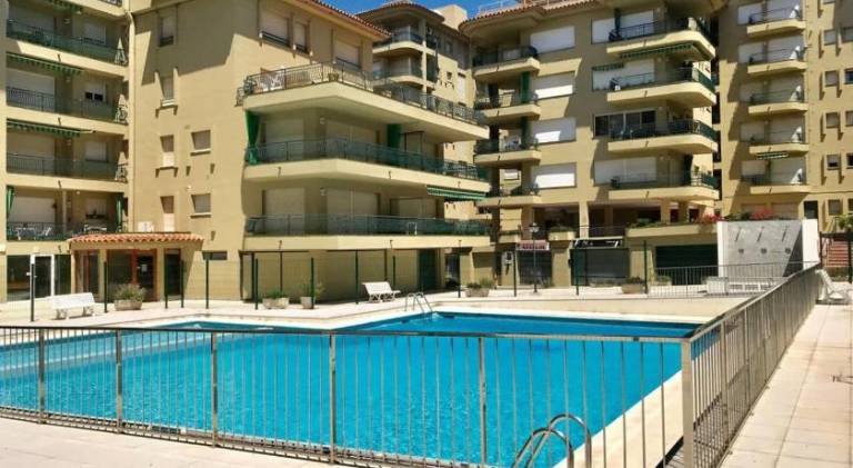 Apartment with pool, patio & garden in Castell-Platja d'Aro