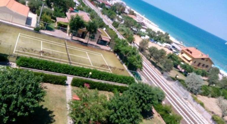 Apartment with private pool, patio & yard in Fano