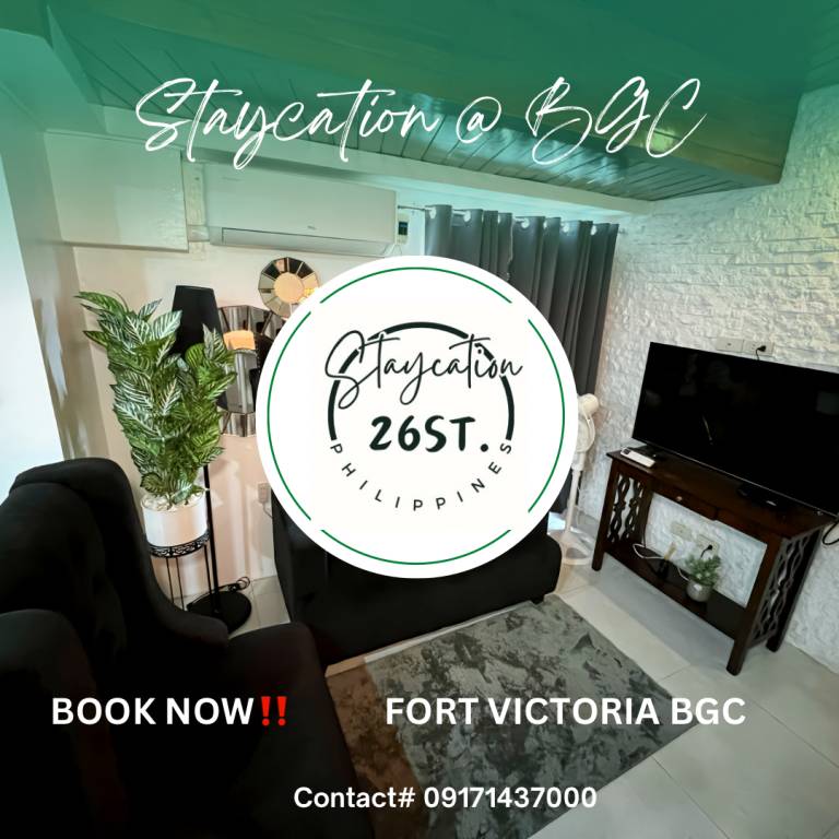 Apartment with pool | Suitable for remote work | Pets allowed in Taguig