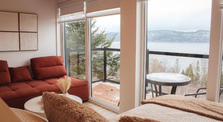 Chalet with patio in Saguenay, QC