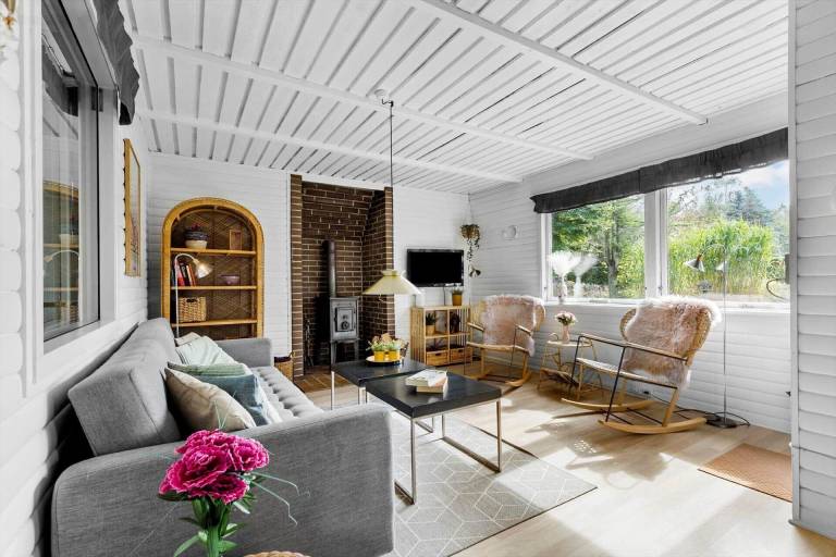 Ferienhaus mit Hund in Fjellerup Strand für max. 4 Gäste