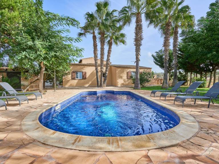 Rustikale Villa mit privatem Pool