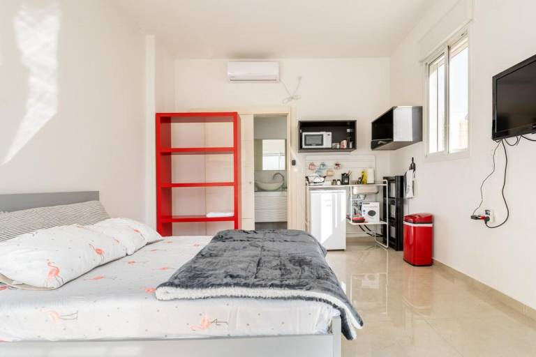 Holiday apartment with barbeque & yard in Haifa