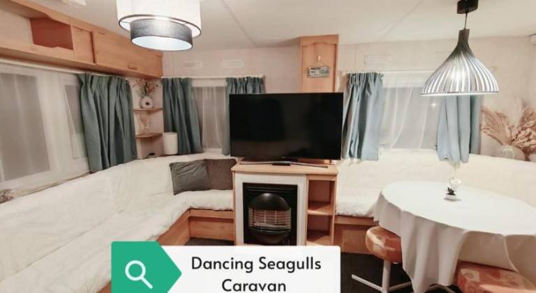 Dancing Seagulls Caravan in Clacton-on-Sea