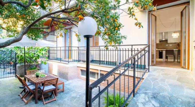 Rental apartment with terrace & garden in Santa Margherita Ligure