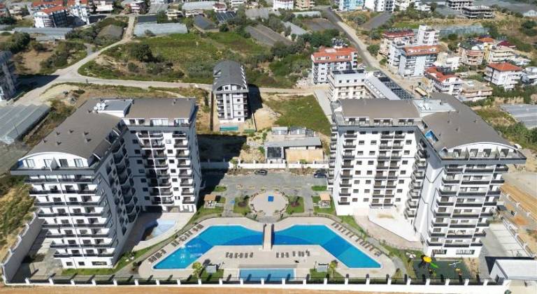 Serviced apartment with garden, hot tub & pool in Alanya