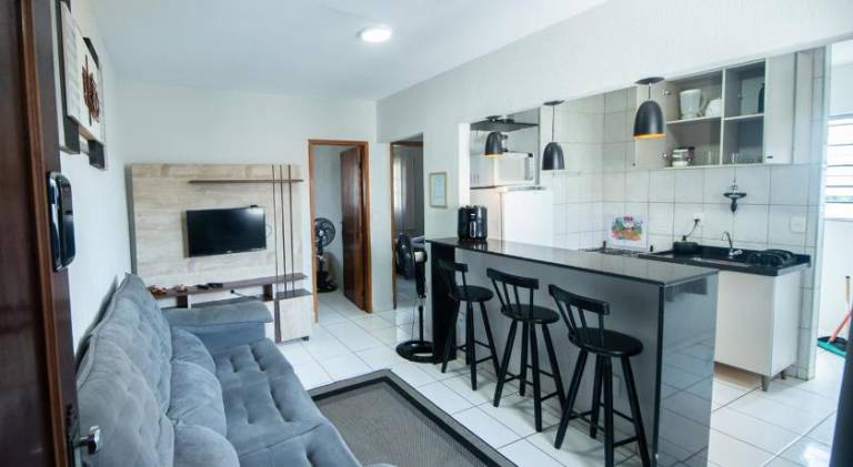 Apartment with pool, garden & BBQ in Braganca Paulista