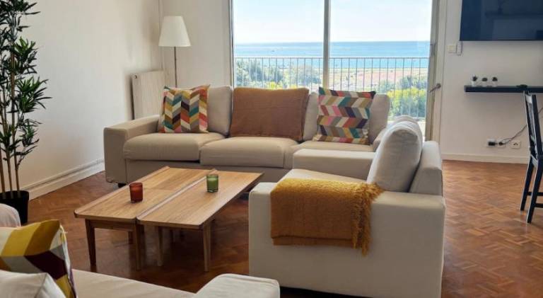 Splendid T6 Panoramic sea view Free Parking in Biot
