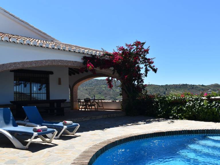 Ferienhaus mit Hund in Cómpeta, Spanien f&uuml;r max. 6 Personen