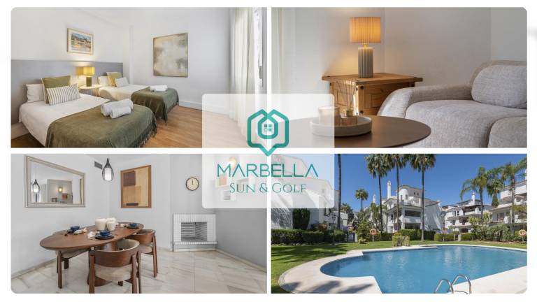 Fully equipped beautiful holiday apartment with patio, BBQ & pool | Pets are welcome in Marbella
