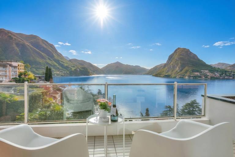 Ferienwohnung in Lugano, Aldesago f&uuml;r max. 4 Personen