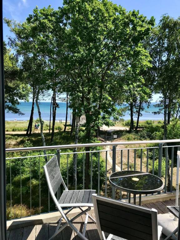 Strandwohnung Krebs mit Meeresblick