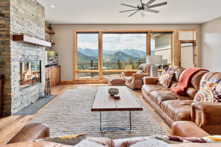 Condo with private pool & patio in Estes Park, CO