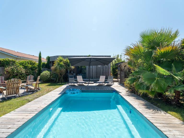 Family loft-style house in Biscarrosse - 10 people, pool — photo 3